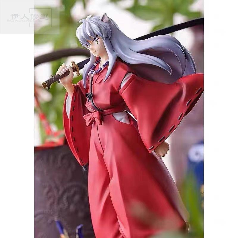 【伊人優選】手辦 二次元 周邊 動漫 遊戲 動漫犬夜叉殺生丸手辦屋頂殺殿殺生丸GK雕像模型盒裝手辦送人禮物