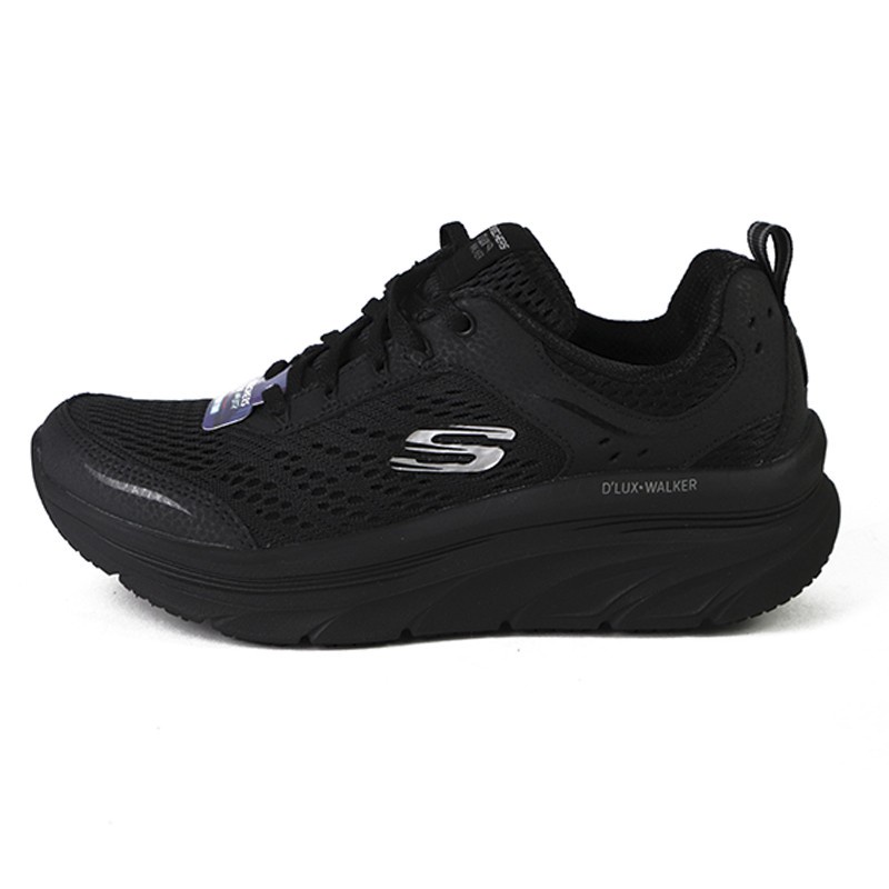 Skechers D'lux 黑色 網布 休閒運動鞋 女款NO.J0549【新竹皇家 149023BBK】