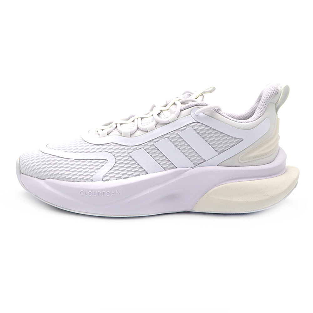 Adidas Alphabounce + 白色 網布 透氣 舒適 慢跑鞋 男款 B3334【HP6143】