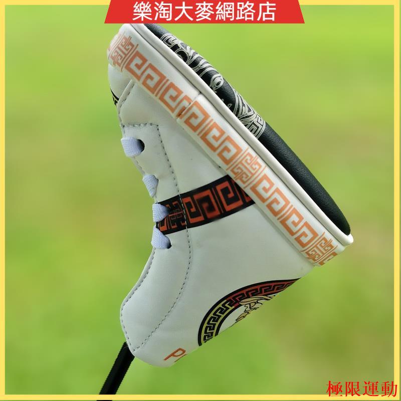 【高CP值】高爾夫球桿套 桿頭套 半圓形推桿帽套 一字直條推桿套帽 golf半圓球頭套 球桿保護套#高爾夫球#二手高現貨