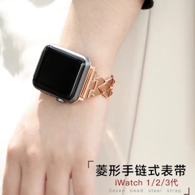 ♣apple watch6/5/4鏈式蘋果手錶錶帶 iwatch1/2/3代手錶帶配