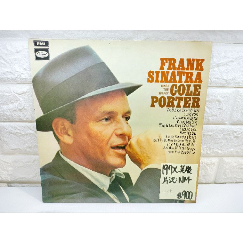 197#英版 Frank Sinatra sings the select cole porter 爵士男聲黑膠