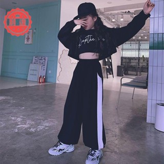 🔥臺灣發貨🔥走秀表演服 女孩爵士舞服 啦啦隊表演服 兒童街舞服 兒童表演服 兒童爵士舞衣女童秋裝套裝網紅新款中大童春