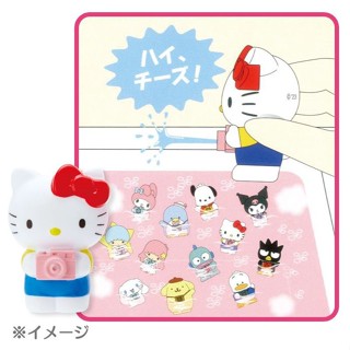 ☆88玩具收納☆日本 Sanrio 727928 三麗鷗噴水照相機袋裝入浴料入浴劑沐浴球入浴球公仔模型人偶隨機盲抽特價