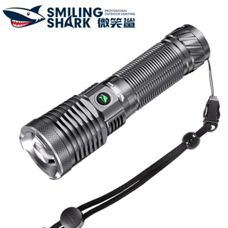 微笑鯊正品 SD5215 特種強光手電筒 led M77超亮手電筒 千米遠射 Type-C 3檔可調焦 防水戶外露營