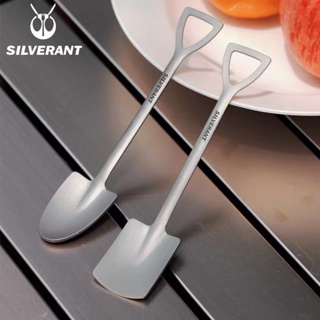 【關注有券】Silverant銀蟻純鈦西瓜湯匙專用勺鈦金屬創意戶外露營家用鐵鍬勺