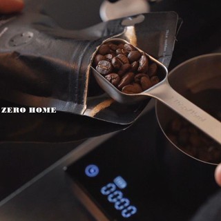 ZERO HOME不銹鋼咖啡豆量勺長柄咖啡粉定量勺計量匙 咖啡店用家用烘焙量匙#預購#要開超取請聊聊我