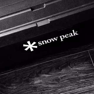 【P-A661】露營風戶外貼紙 雪峰 Snow Peak 戶外露營LOGO防水車貼 野營收納箱裝飾貼