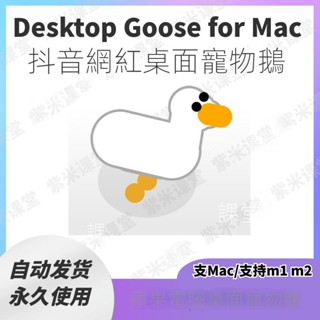 【實用軟體】Mac蘋果電腦網紅抖音寵物鵝桌面桌布動態