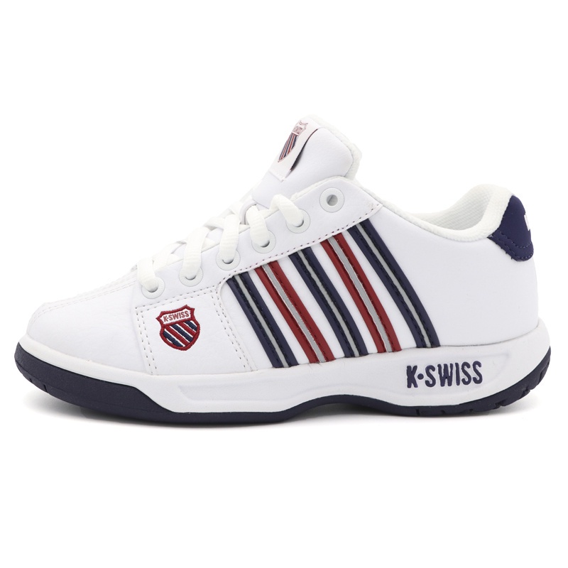 K-swiss EADALL 白紅藍 皮質 休閒運動鞋 女款 J1964【新竹皇家 91353-194】