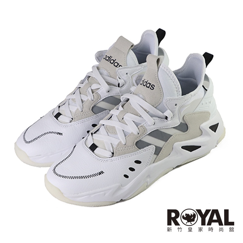 Adidas Firewalker 白色 皮質 籃球運動鞋 男款NO.B1823【新竹皇家 FY6644】