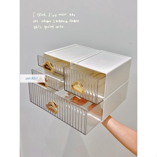 【臺灣熱賣】高階感化妝品收納盒桌面抽屜宿舍眼影護膚品口紅置物架桌上收納櫃【居家】