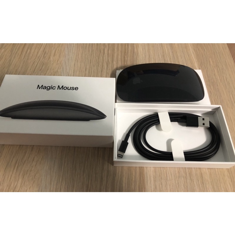 【中古】Apple Magic Mouse 巧控滑鼠 太空灰 A1657【使用次數不到十次】