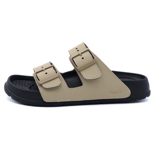 People Footwear 卡其 輕量防水扣環涼拖鞋 男女款 NO.B2344【新竹皇家 NC04-015】