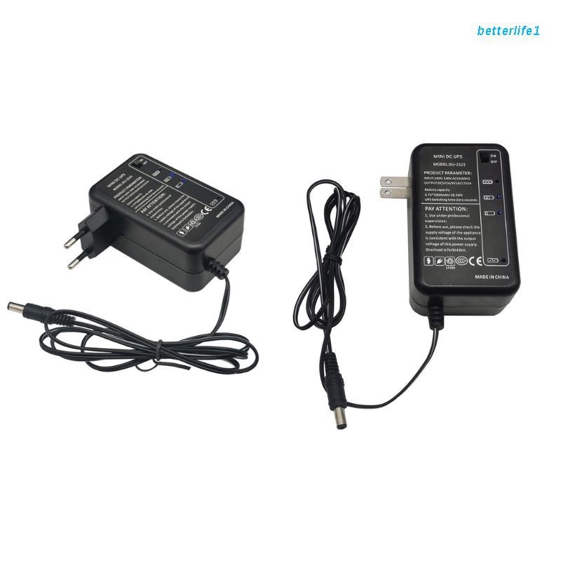 ◈BTM  可充電5000mAh 5V 9V 12V DC輸出UPS電池組，用於WiFi路