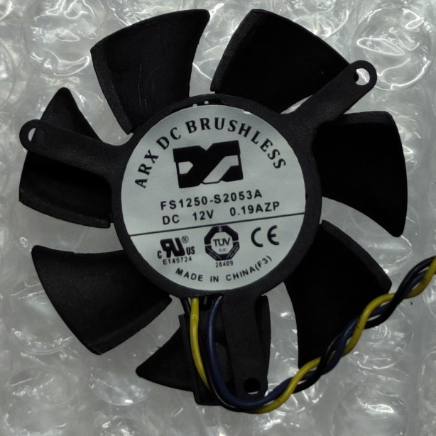 顯示卡散熱風扇 散熱器 替換風扇  技嘉GTX1050/1050Ti  FS1250-S2053A 12V 0.19A顯