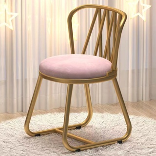 輕奢化妝凳 卧室簡約化妝椅子靠背美甲梳妝台凳子 北歐網紅ins椅子 椅子 椅子 凳子 化妝凳子 梳妝台椅子