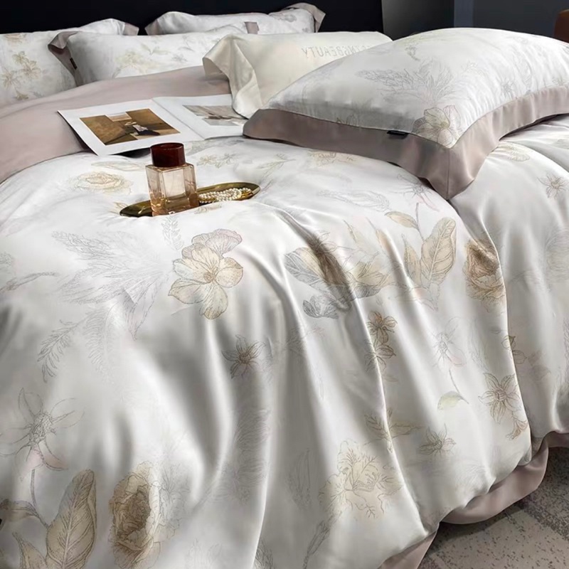 免運 10款/歐美60支天絲花卉床包組 素色床單被套枕套 ikea床墊尺寸 專櫃品質 雙人床包 雙人加大床包