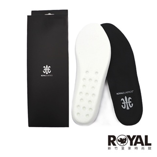 Royal Elastics 黑色 彈性PU舒適 鞋墊 男款 H7101【新竹皇家 0202IS-090】