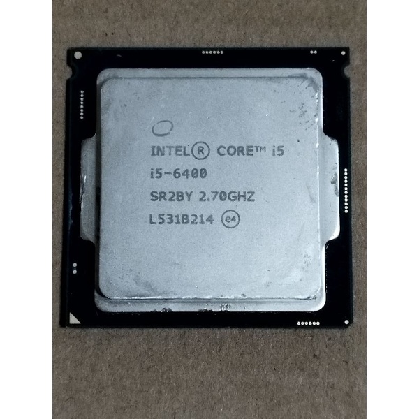 英特爾 INTEL  CPU 處理器 I5-6400(外觀不佳)(掉電容 不影響使用)