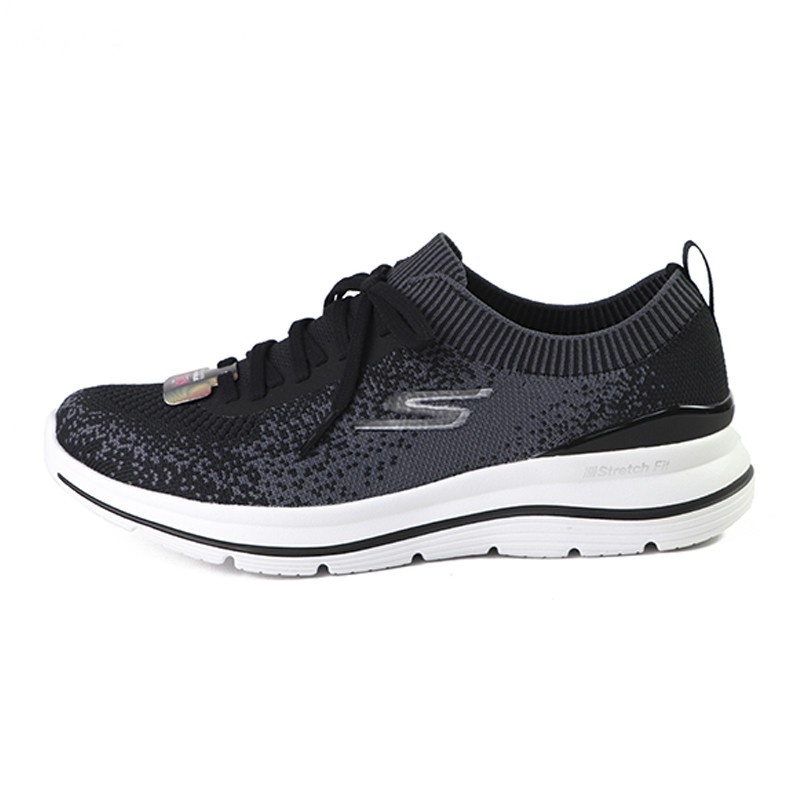 Skechers Go Walk 黑色 織布 運動健走鞋 女款 NO.J0676【新竹皇家 124384W/BKW】