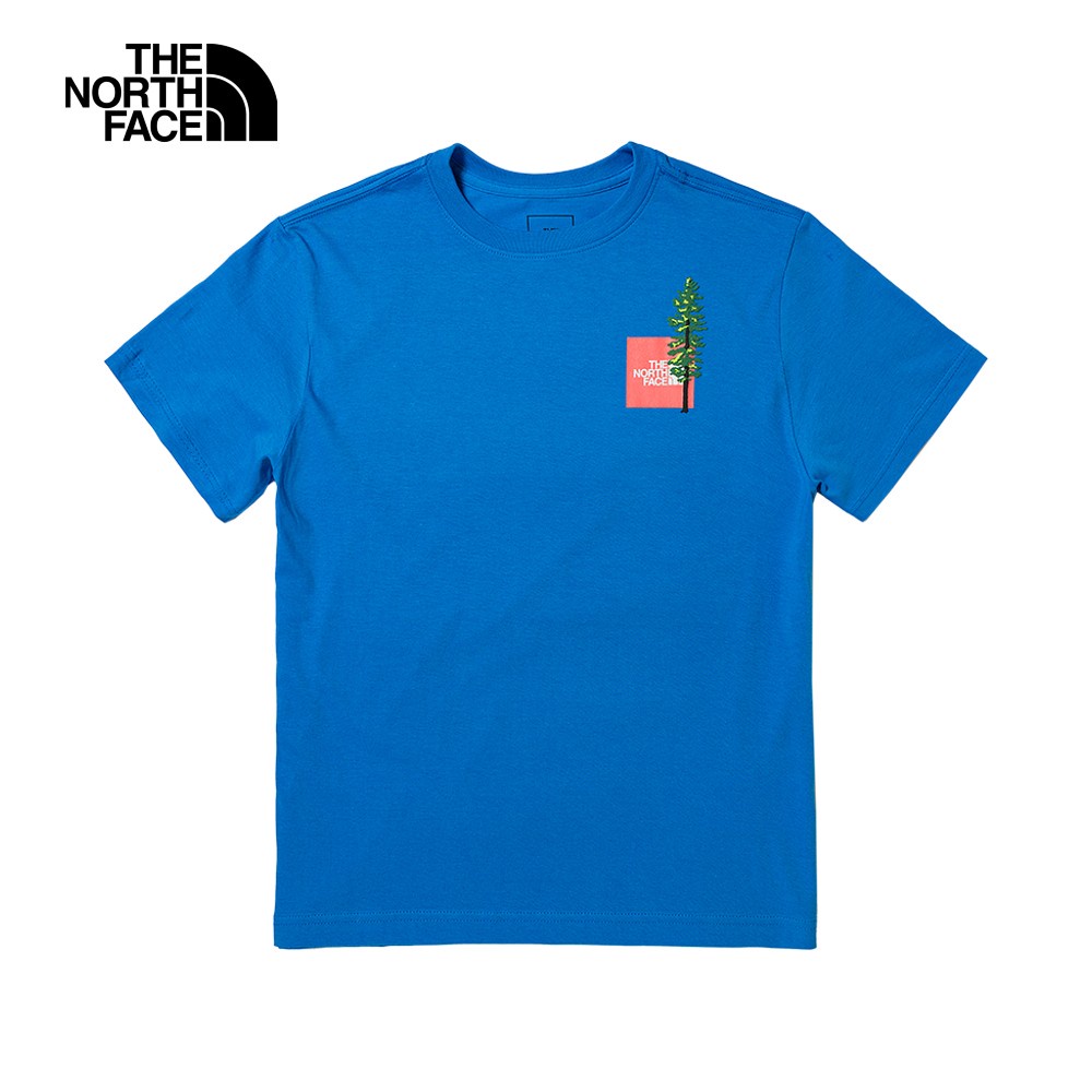 The North Face北面兒童藍色大樹LOGO印花短袖T恤｜82T8LV6