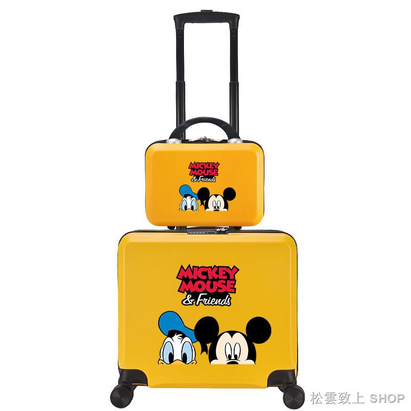 旅行箱  迪士妮兒童行李箱女孩可坐騎學生密碼拉桿箱男可愛卡通寶寶旅行箱