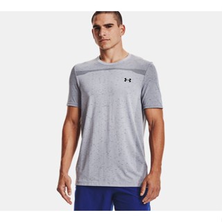 ➕鞋家➕ 男裝 UNDER ARMOUR UA Seamless 運動 短袖 上衣 灰色 1361131-011