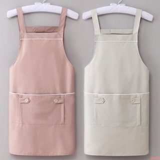 熱銷-POK-圍裙防水防油女家用廚房夏季薄款2021新款網紅同款做飯工作服定制