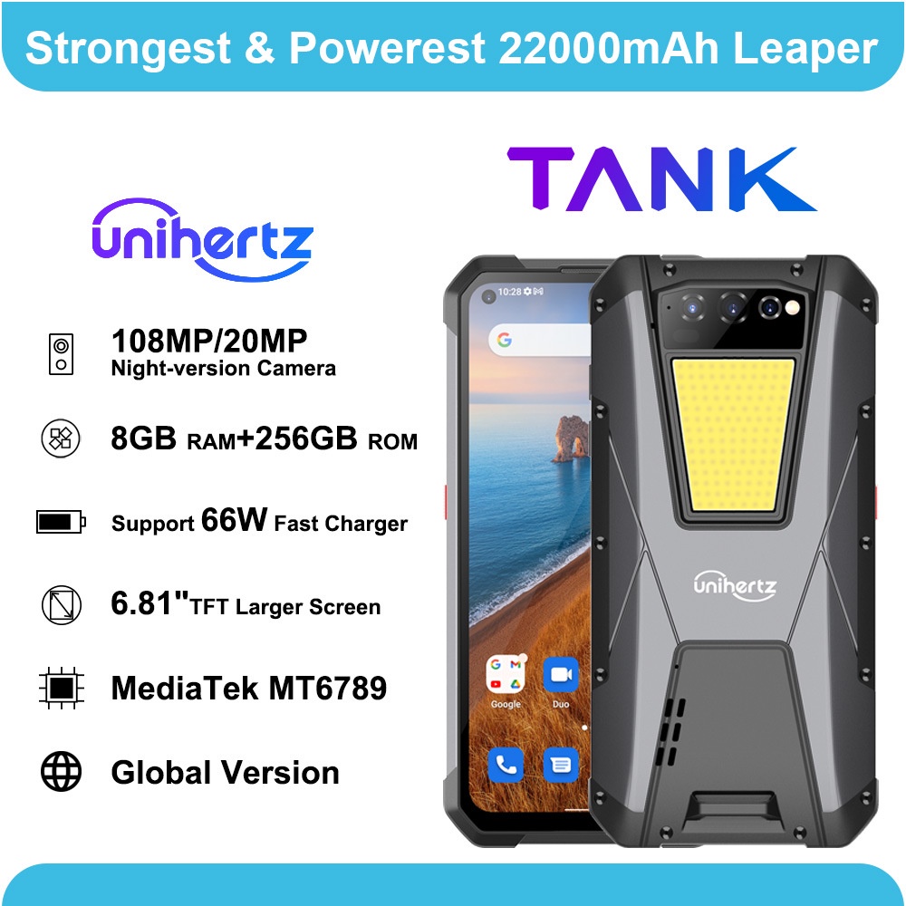 Unihertz TANK 6.81寸 黑色 12+256G 三防智能手機 全新