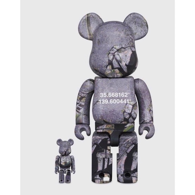 BE@RBRICK 庫柏力克熊 東京空照400% +100%