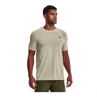 ➕鞋家➕ 男裝 UNDER ARMOUR UA Seamless 運動 短袖 上衣 米色 1370449-279