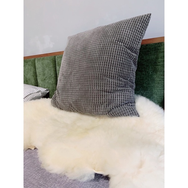 【二手】IKEA GULLKLOCKA 素色 棉麻抱枕 北歐極簡 靠枕 枕套 枕芯