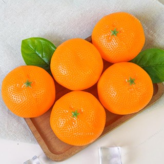臺灣出貨🥕🥕塑膠模擬桔子假水果橘子模型玩具兒童早教用品水果蔬菜套裝配件不可食用