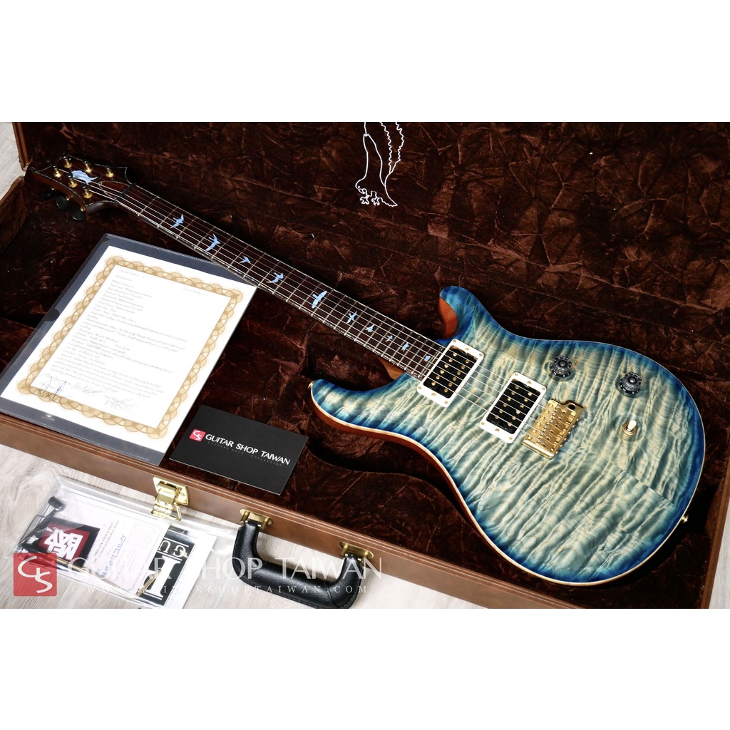 2012 PRS Private Stock Custom 24 Quilt Top-Faded Blue Burst