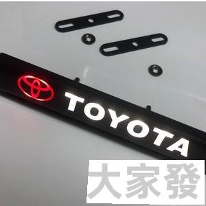 豐田Toyota 汽車改裝LED中網燈卡羅拉 雷淩 凱美瑞 水箱罩小燈 前柵欄 發光車標 惡魔眼發光燈 中網小標裝飾燈3