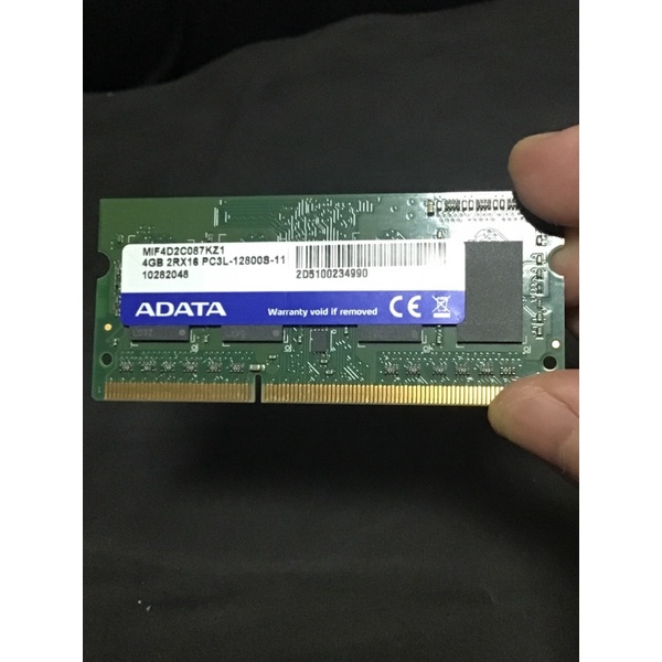 ADATA  DDR3L 4GB 筆電用記憶體