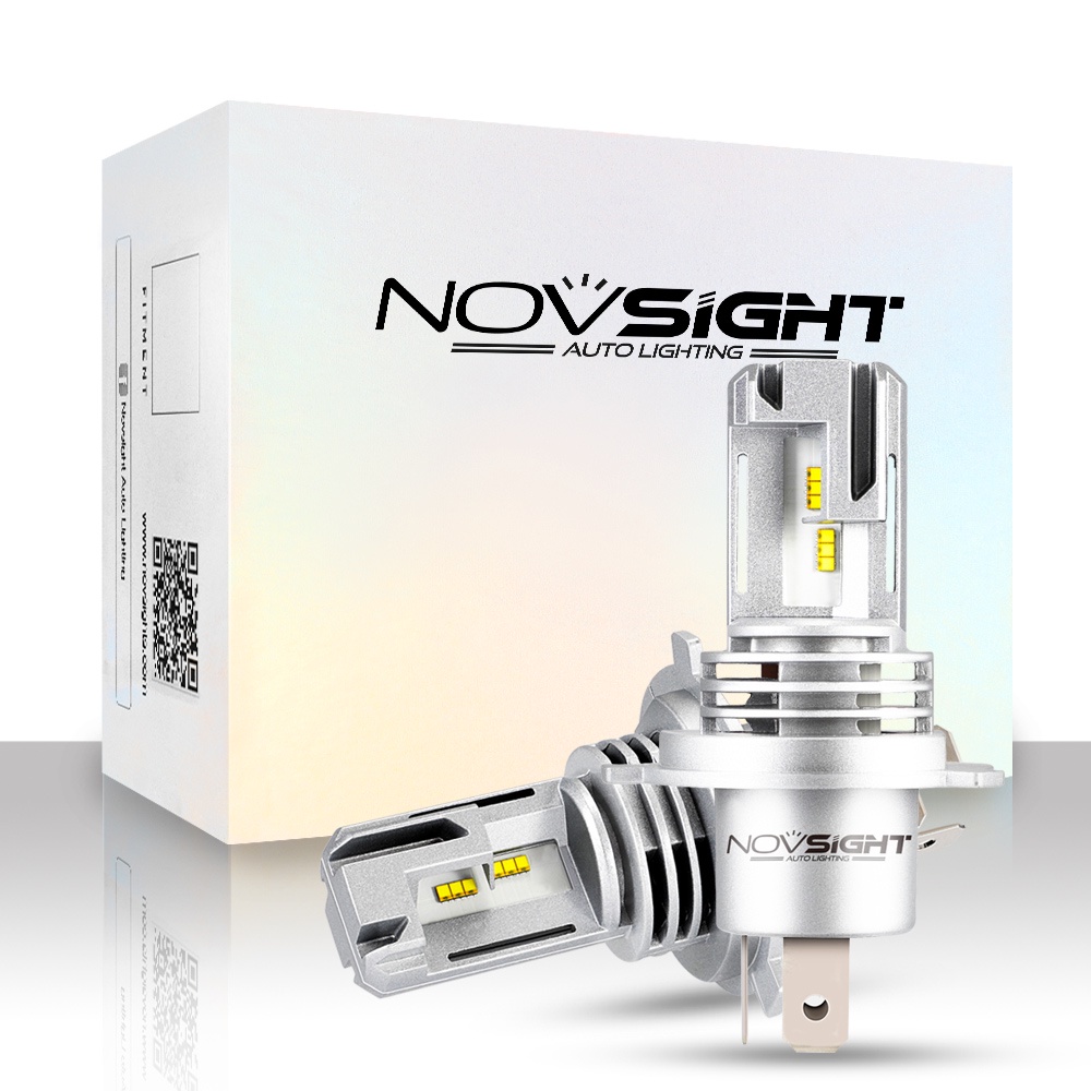 Novsight LED汽車大燈N30 H4 直插型12000LM 6000K 機車LED車燈 50W 兩顆超亮 現貨