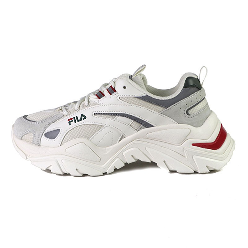 Fila Interation 米色 網布 休閒運動鞋 女款NO.J0749【新竹皇家 4-C107V-926】