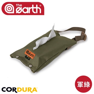 【the earth 韓國 CORDURA 吊掛式面紙套《軍綠》】TECPDD5/面紙套/戶外配件/吊掛面紙套