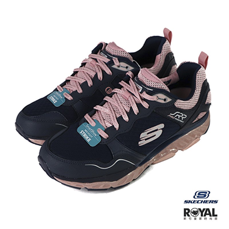 Skechers Pro 藍色 網布 足弓推進器 運動慢跑鞋 女款NO.J0577【新竹皇家 88888338NVPK】