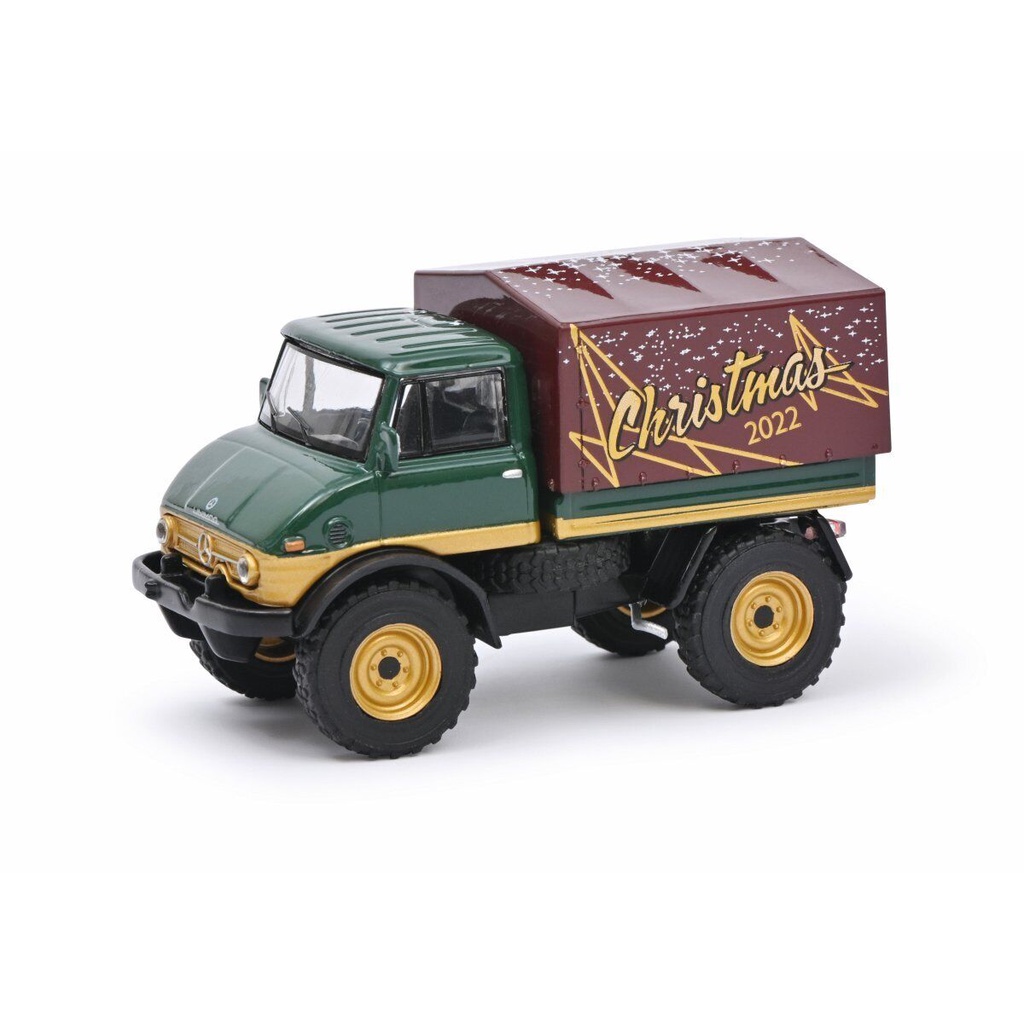 【名車館】Schuco Unimog U406 "CHRISTMAS 2022" 1/64 452036300