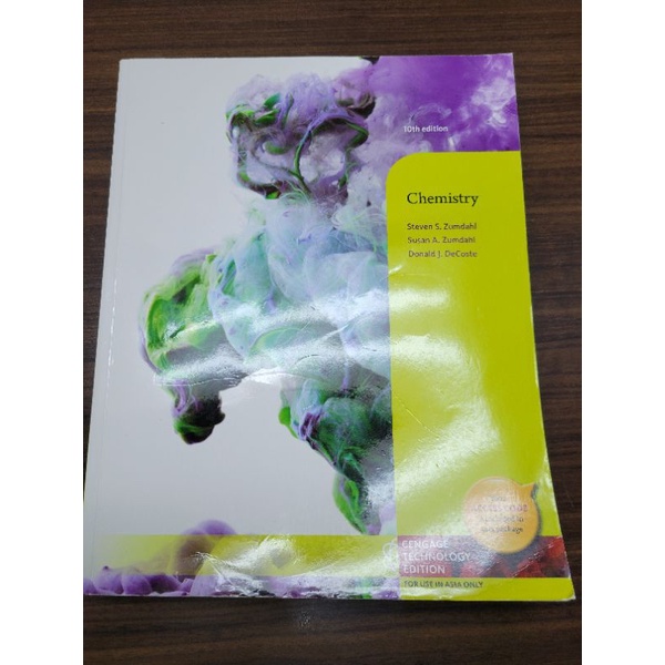 普通化學課本 (含練習本) Chemistry 10th edition / Steven S. Zumdahl