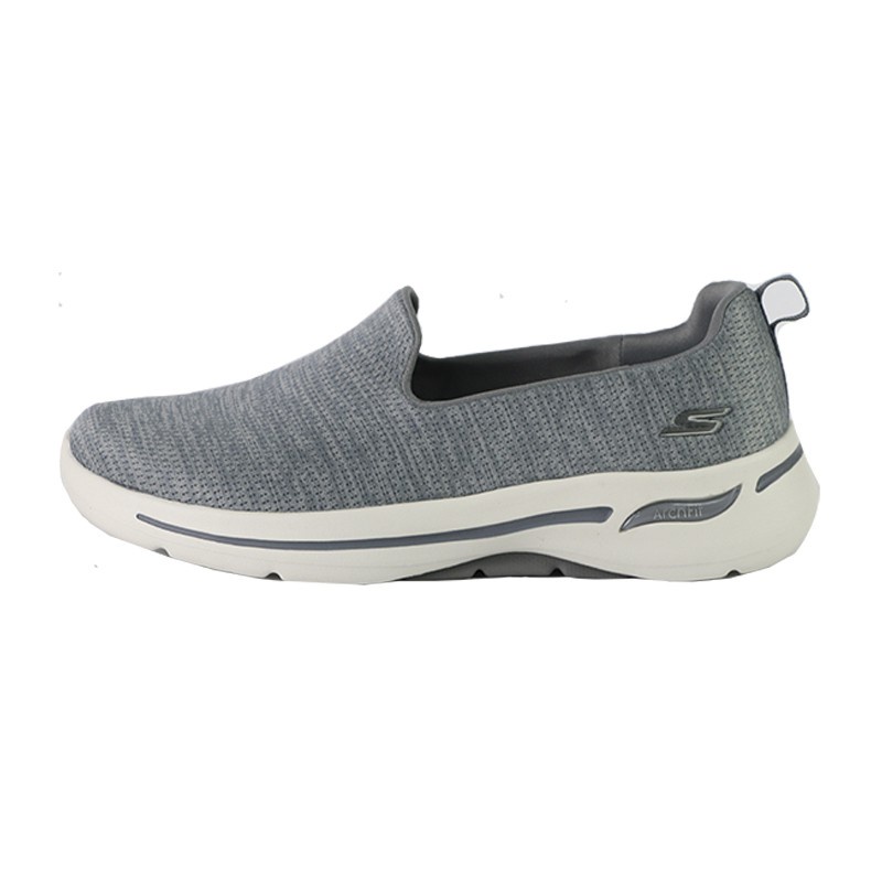 Skechers GO Walk  灰色 透氣 厚底 休閒鞋 女款 NO.J0826【新竹皇家 124480W-GRY】