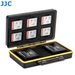 JJC 富士相機電池收納盒 Fujifilm NP-W126 NP-W126S 電池專用保護盒 帶SD卡槽