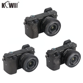 KIWI fotos 索尼相機包膜 Sony A6100機身 + E PZ 16-50mm鏡頭專用無痕3M膠裝飾保護貼紙
