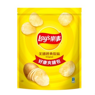 Lay's樂事 美國經典原味夾鏈包229.5g【家樂福】