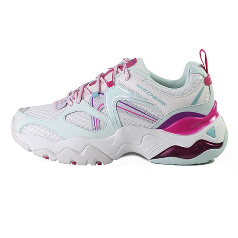 Skechers D lites3.0 白色 網布 休閒運動鞋 女款NO.J0693【新竹皇家 149261WTQP】