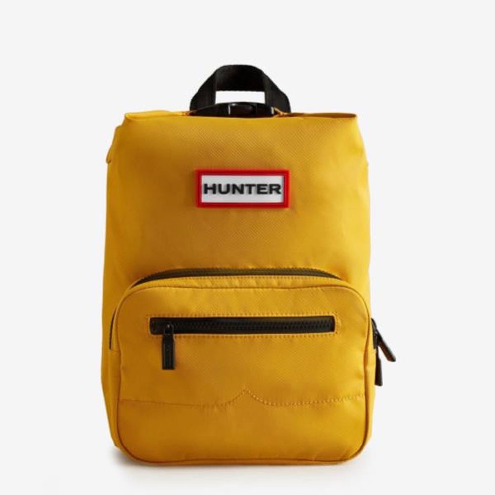 英國 Hunter Nylon 黃 防潑水 旅行 防撕裂 迷你後背包 H4487【新竹皇家UBB1210KBM-RYL】