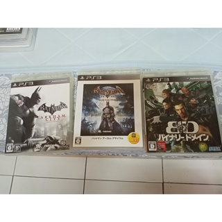 PS3 日版二手遊戲 - 蝙蝠俠 阿卡漢城市& 小丑大逃亡/ 二元領域 (每片300元自挑選)